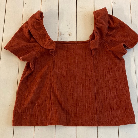 Madewell Tops - Madewell shirt, rust colored, Size Medium